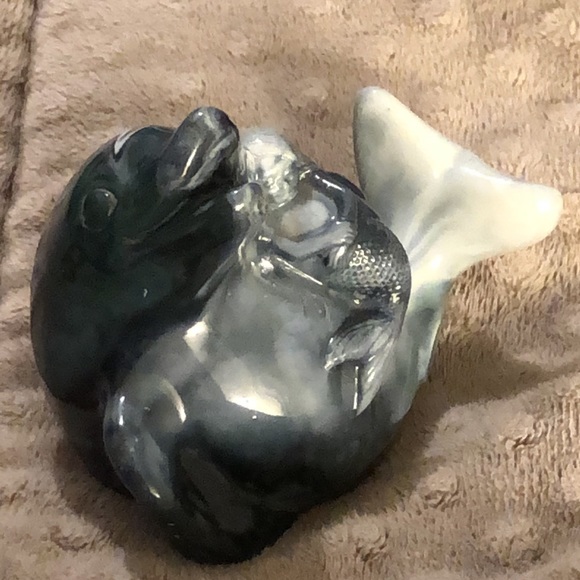 Cook Collectables Company- Dolphin w/Mermaid Fine Art Sculpture.NWT - Picture 14 of 17